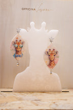 GIRAFFE STAR - Orecchini Giraffa in Plexiglass e Acciaio