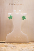 MINI FLOWER POP - Orecchini Fiorellino in Plexiglass color con accessorio in acciaio inossidabile