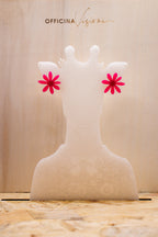 MINI DAISY POP - Orecchini Margherita in Plexiglass color con accessorio in acciaio inossidabile