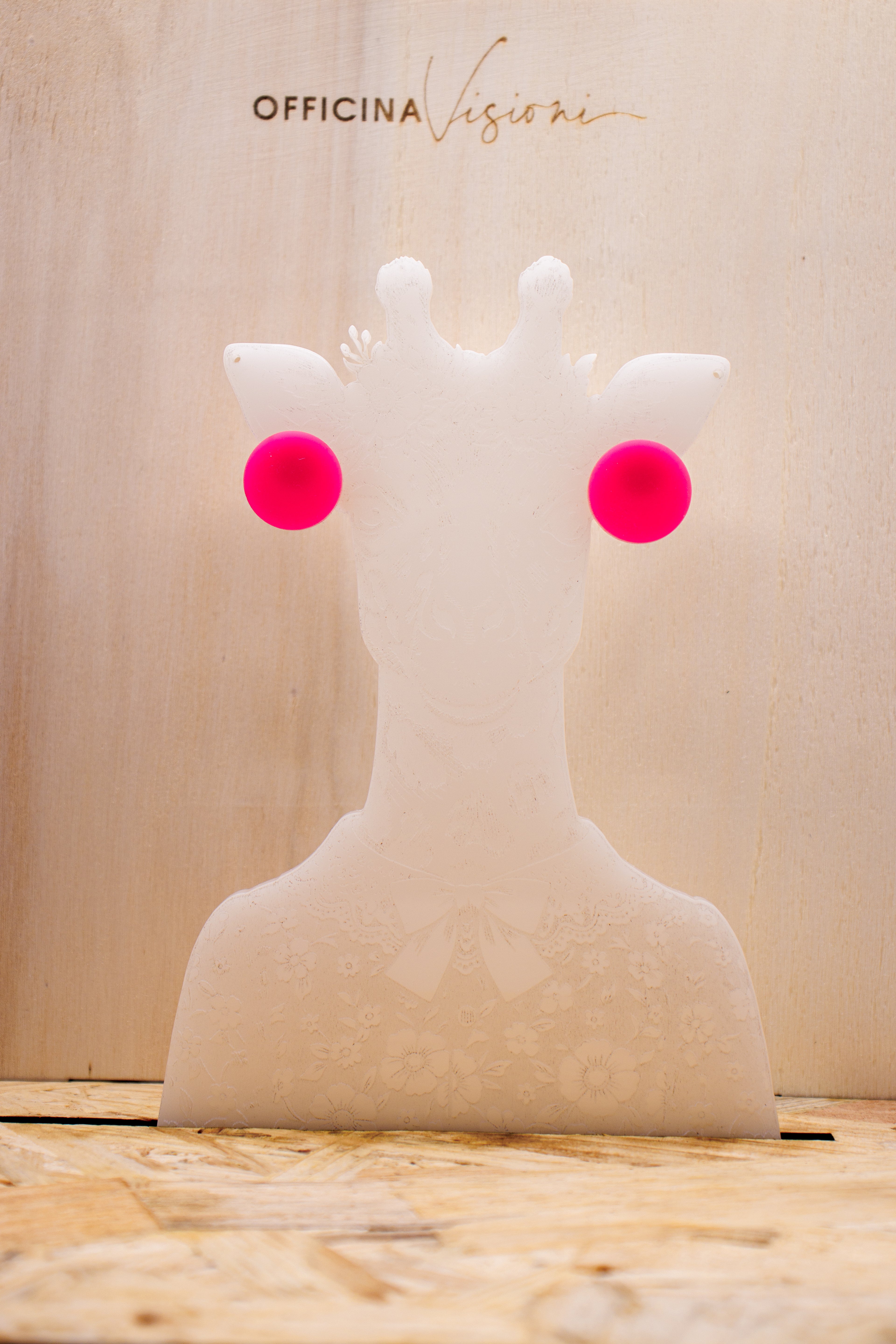 MINI DOT POP - Orecchini tondi in Plexiglass con gancio in acciaio inossidabile