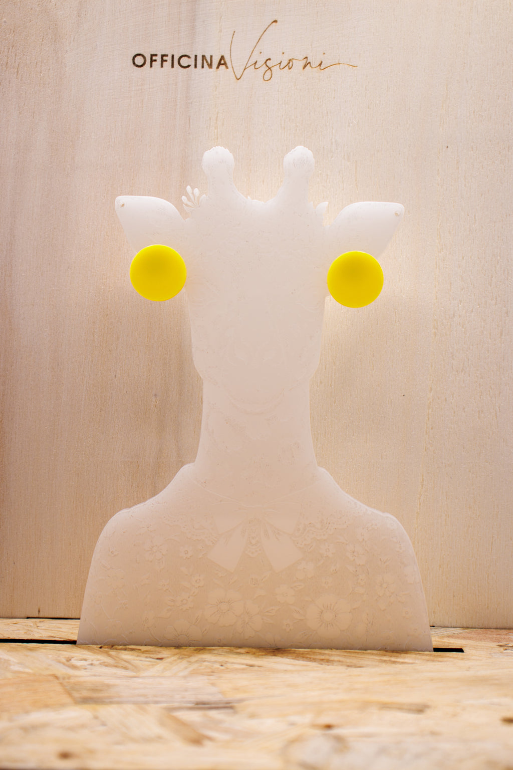 MINI DOT POP - Orecchini tondi in Plexiglass con gancio in acciaio inossidabile