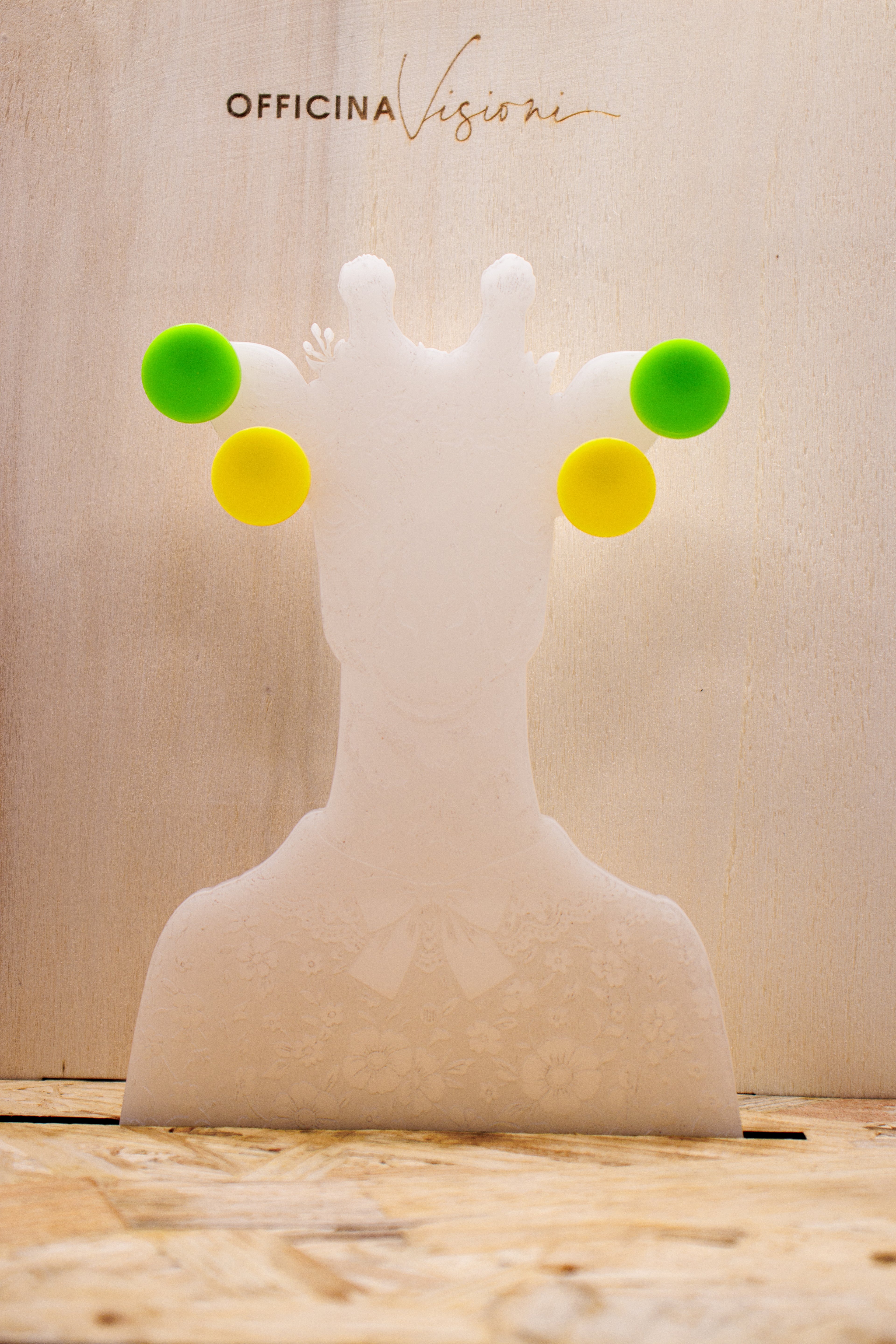 MINI DOT POP - Orecchini tondi in Plexiglass con gancio in acciaio inossidabile