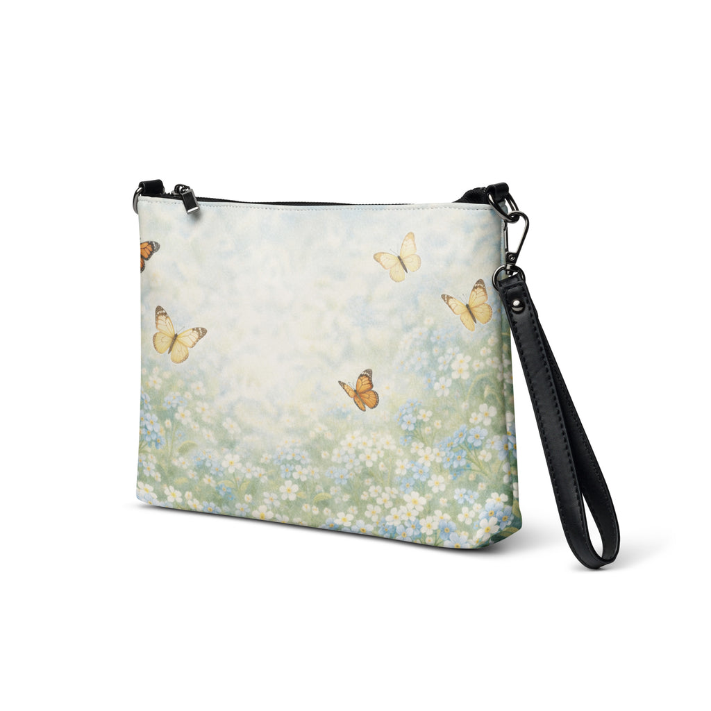 borsa stampata nontiscordardimè