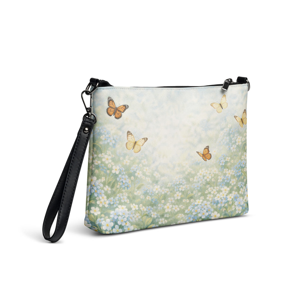 borsa stampata nontiscordardimè