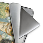 CUSTODIA PER LAPTOP O NOTEBOOK CON STAMPA GATTI E FIORI