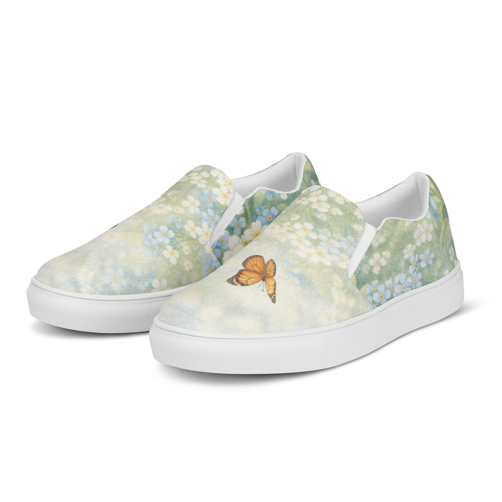 scarpe donna stampate nontiscordardimè farfalla
