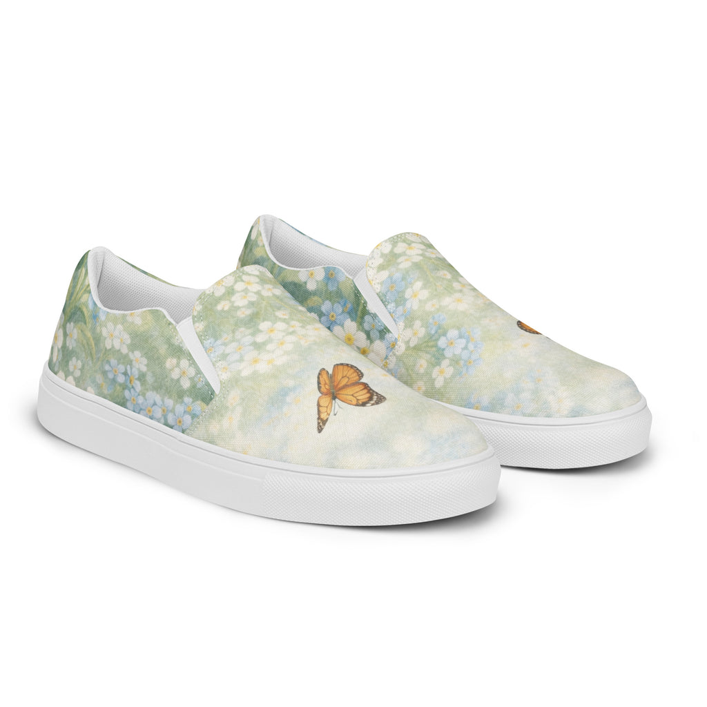 scarpe donna stampate nontiscordardimè farfalla